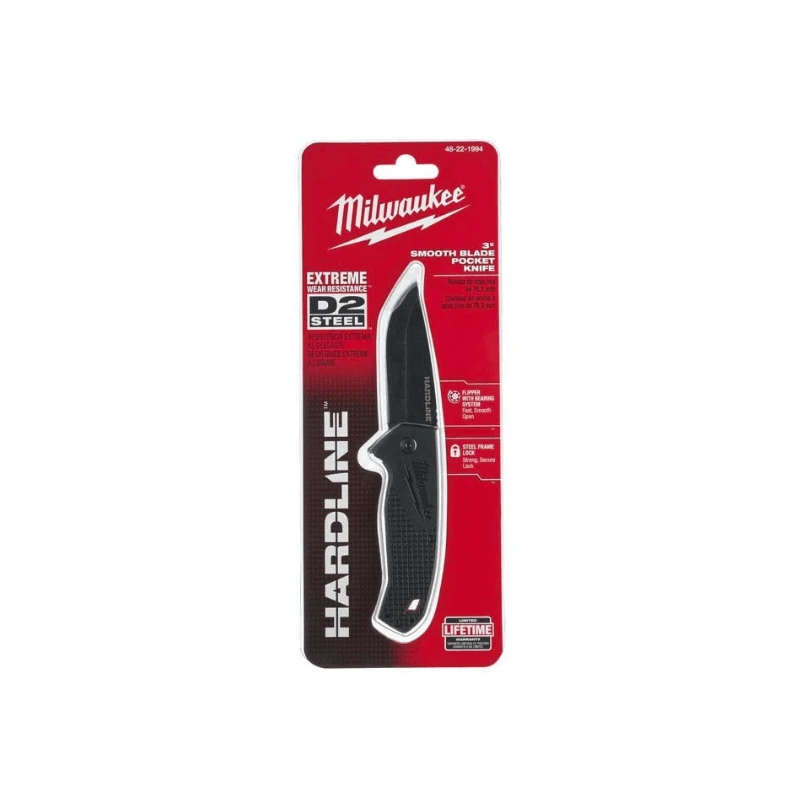 Milwaukee Accessories Atlenkiamas peilis MILWAUKEE Hardline, juodas