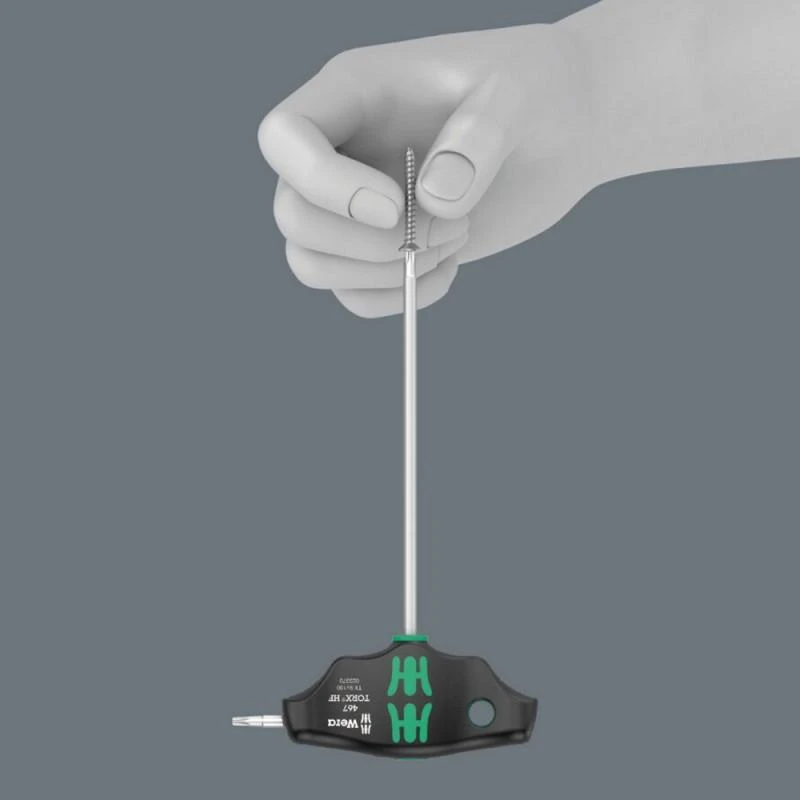 Atsuktuvas su T-formos rankena WERA 467 Torx HF TX25x100