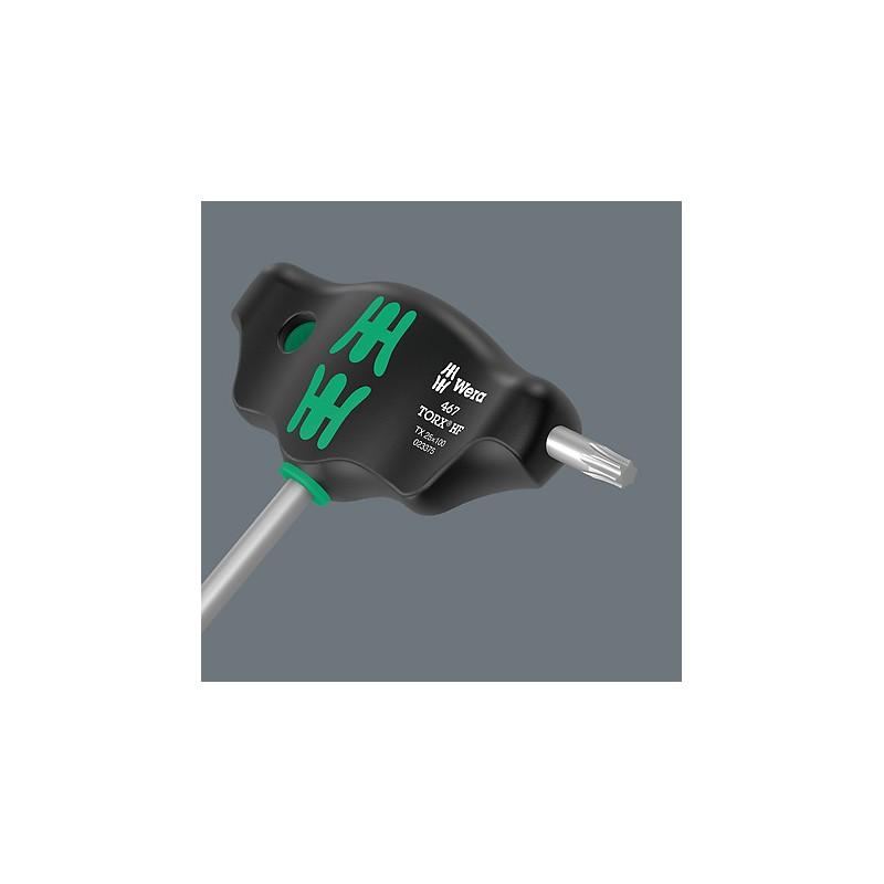 Atsuktuvas su T-formos rankena WERA Torx 467 HF TX15x100