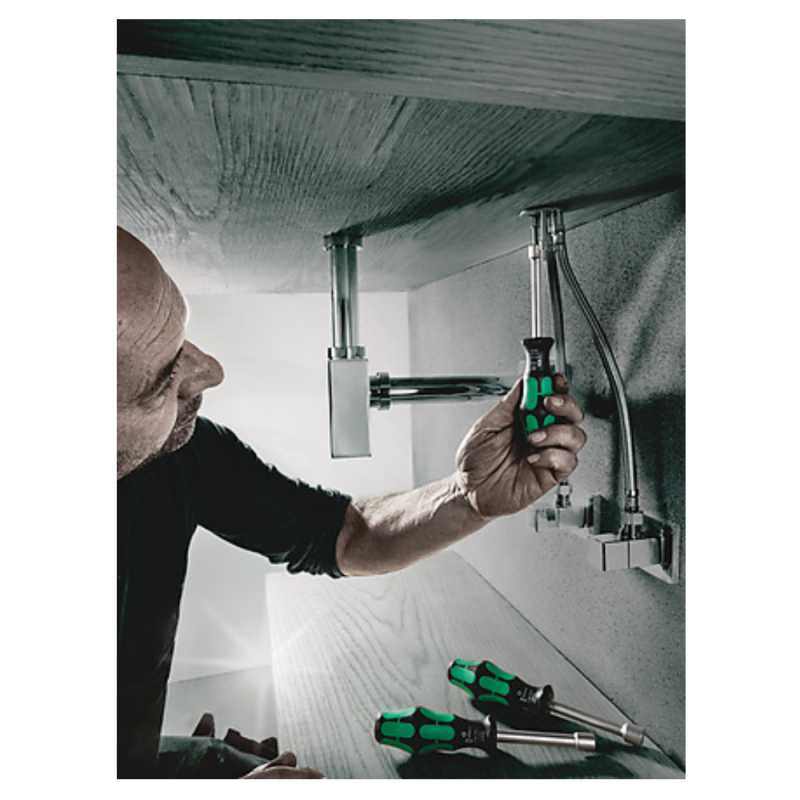 Atsuktuvas WERA 395 HO SW, 10mm