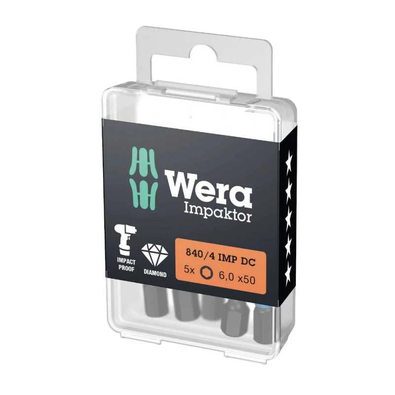 Antgalis 840/4 IMP DC Impaktor 6.0x50, Wera