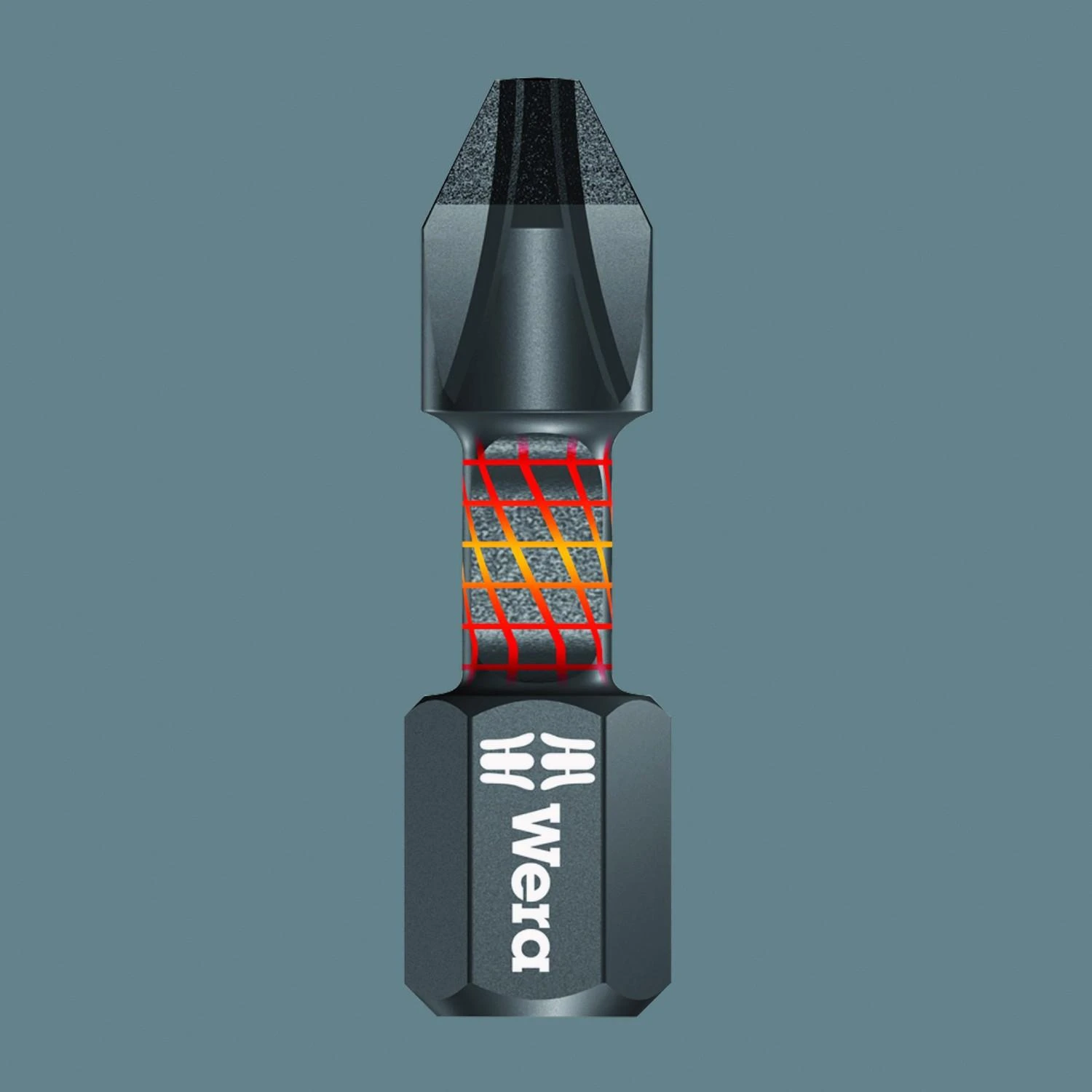 Atsuktuvo antgalis WERA 851/1 IMP DC PH3 25mm, 10vnt.