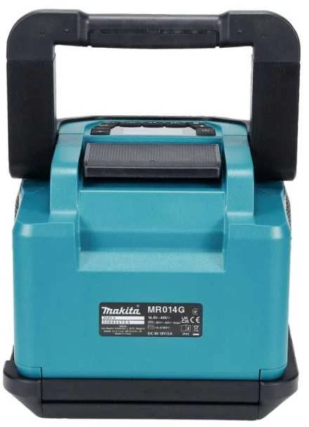 Makita MR014GZ Akumuliatorinis darbinis grotuvas Bluetooth 14.4V-40V/AC, LCD, Integruotas mikrofono stiprintuvas