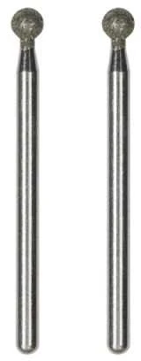 Deimantiniai šlifavimo antgaliai / adatos / frezos Proxxon Ø4,4 mm, 2 vnt