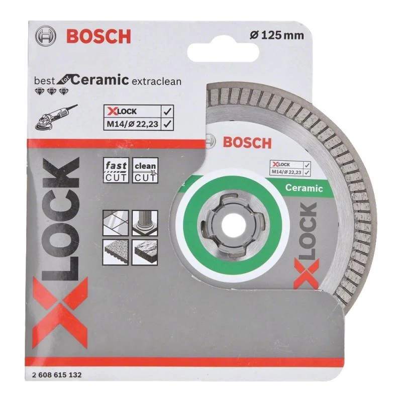 Bosch XLOCK Deimant.pjov.diskas Best Ceramic Turbo 125 mm