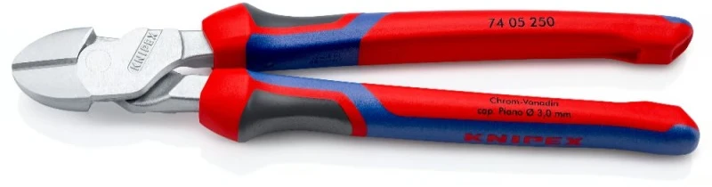 Didelės svertinės jėgos šoninio kirpimo replės KNIPEX 250mm