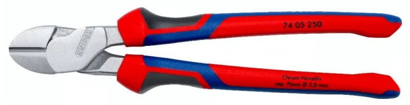Didelės svertinės jėgos šoninio kirpimo replės KNIPEX 250mm