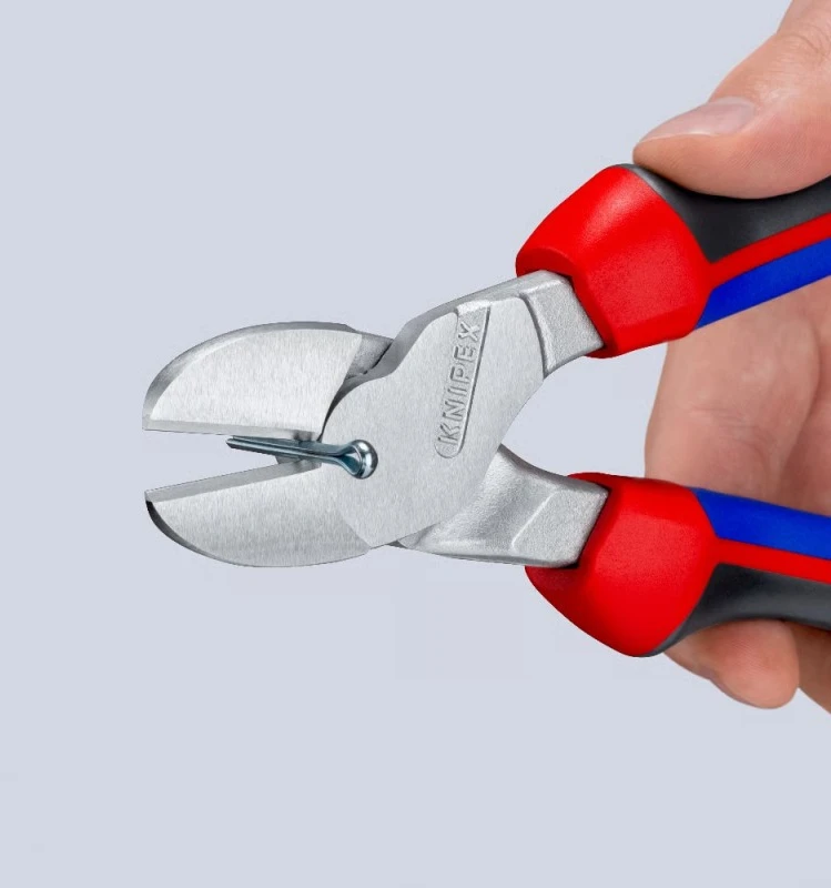 Didelės svertinės jėgos šoninio kirpimo replės KNIPEX 250mm