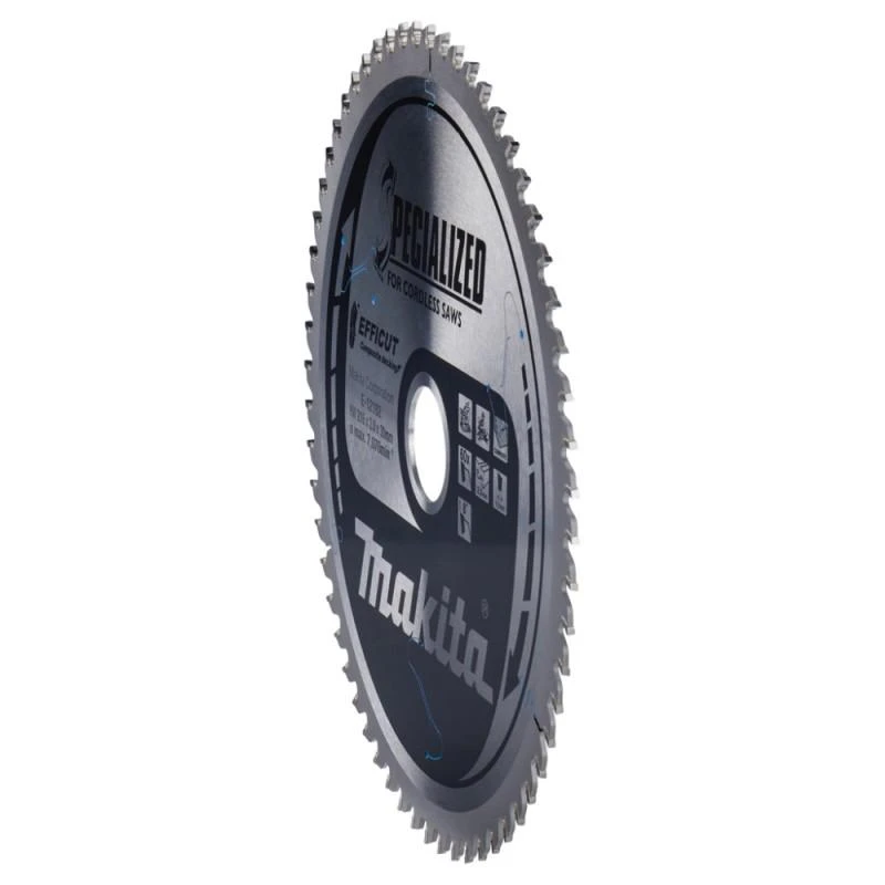 Makita T.C.T. pjūklas 216X2.0X30mm 15° T60 EFFICUT klijuotoms plokštėms E-12192