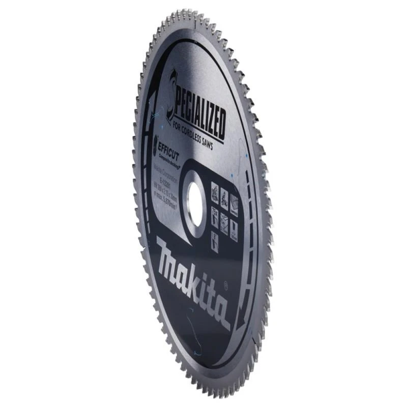 Makita T.C.T. pjūklas 260X2.15X30mm 15° T75 EFFICUT klijuotoms plokštėms E-12201