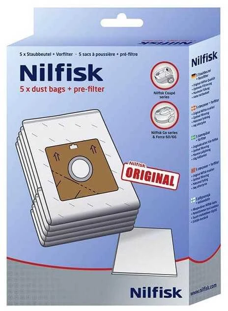 Nilfisk DUST BAG SYNTH ONE,GO AND COUPE