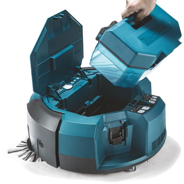 Dulkių siurblys - robotas Makita DRC200Z 2x18V Li-Ion, be akumuliatorių ir kroviklio!