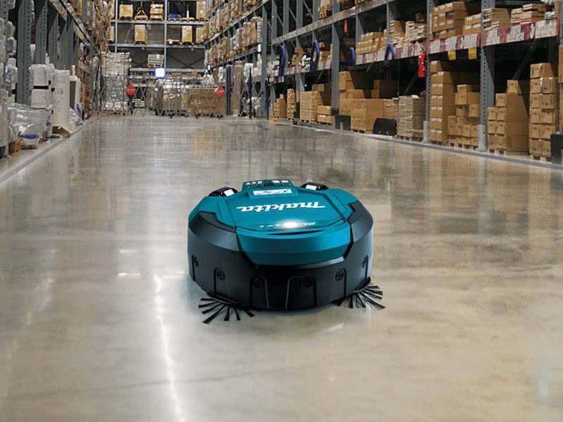 Dulkių siurblys - robotas Makita DRC200Z 2x18V Li-Ion, be akumuliatorių ir kroviklio!
