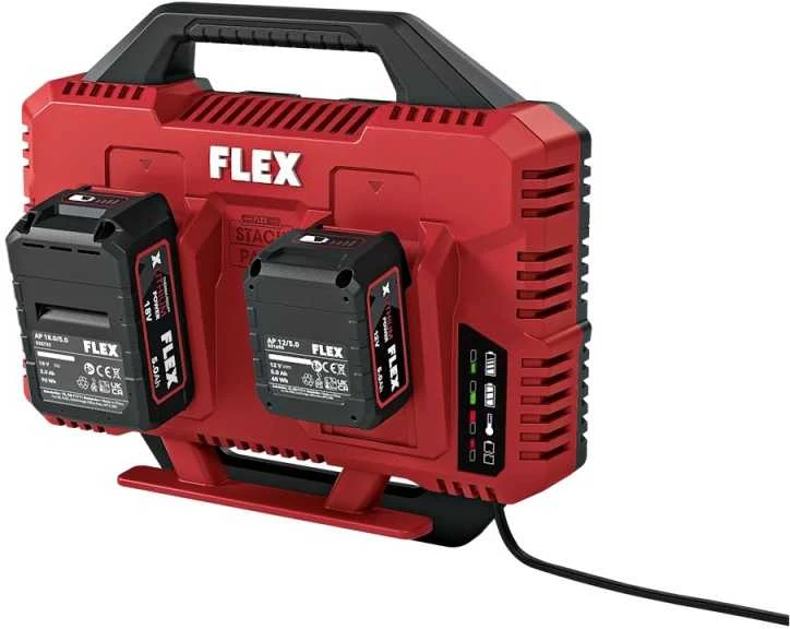 Dvigubas įkroviklis FLEX CA SP 2X12/18V 230V