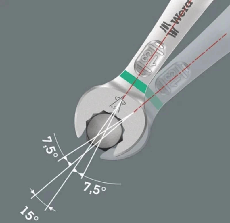 Wera 6005 Joker 4, dvigubų raktų atvirais galais rinkinys, 4 vnt 6-13mm
