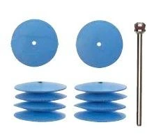 Elastiniai gaubti poliravimo diskeliai Ø22mm (10vnt.) PROXXON
