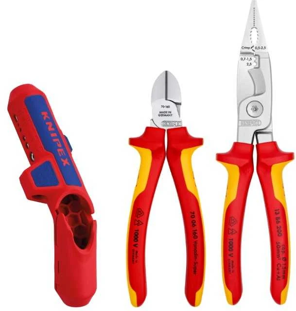 Elektriko įrankių rinkinys KNIPEX 003130BKV01
