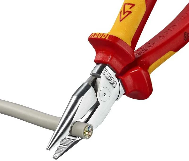 Elektrikų replės siauromis žiaunomis KNIPEX 0826185