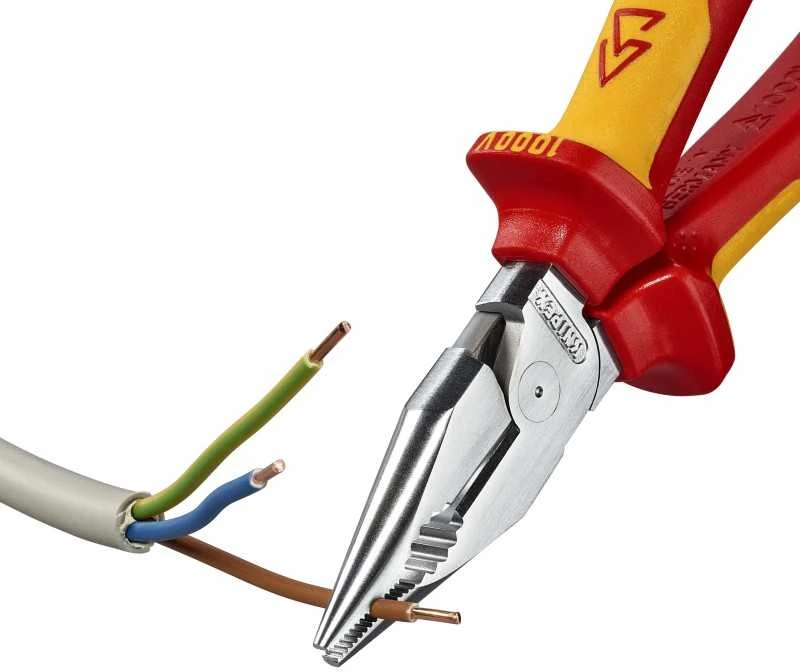 Elektrikų replės siauromis žiaunomis KNIPEX 0826185