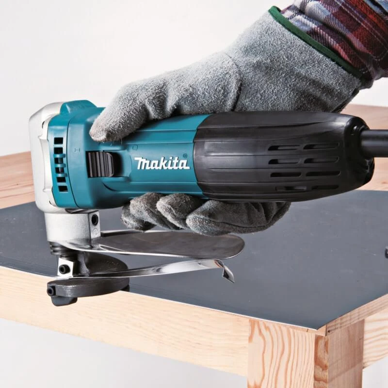 Makita JS1602J Žirklės skardai kirpti, 380 W, plienas 1,6 mm, nerūdijantis plienas 1,2 mm, MAKPACK