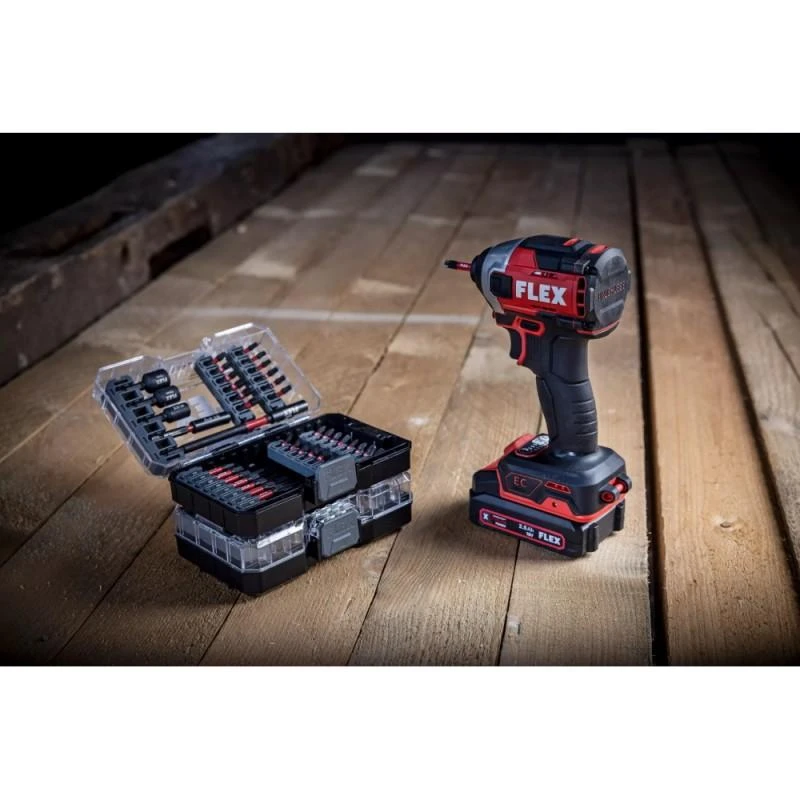 Flex Accessories 41 dalių smūginių antgalių rinkinys FLEX DB 41