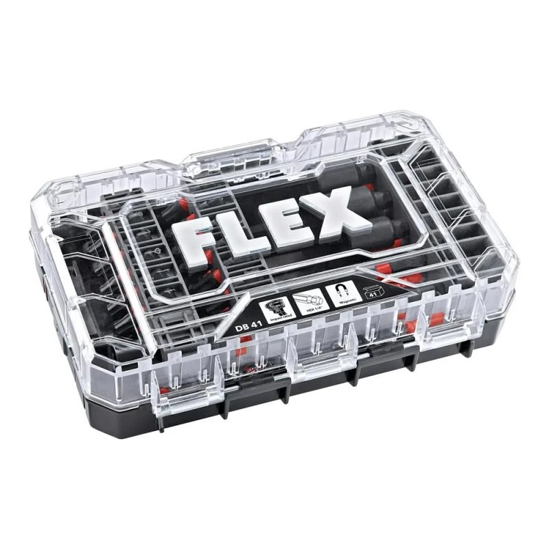 Flex Accessories 41 dalių smūginių antgalių rinkinys FLEX DB 41
