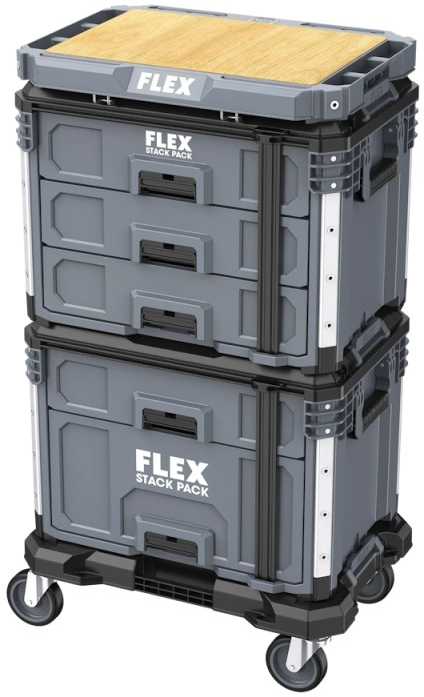 Flex Accessories Įrankių dėžės FLEX Stack Pack su stalviršiu