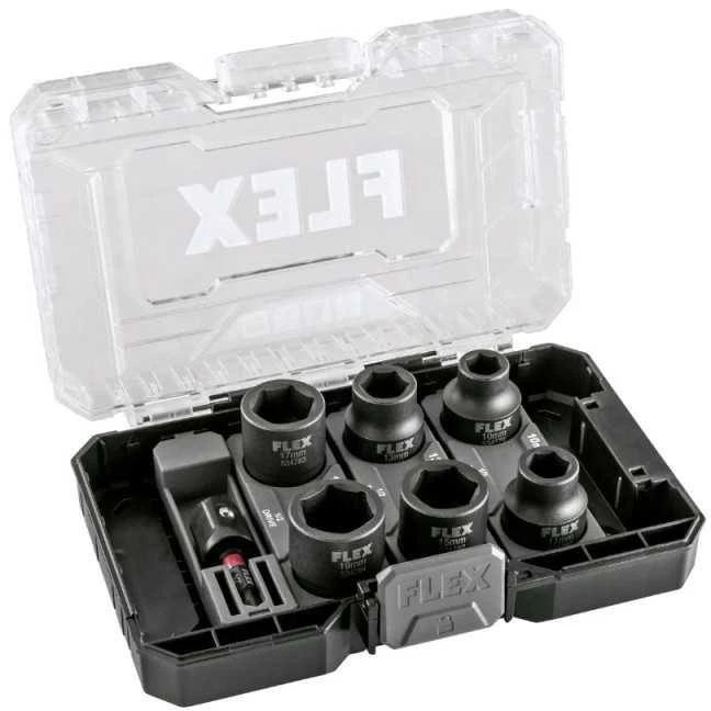 Flex Accessories Smūginių galvučių rinkinys FLEX IPS D10-19 1/2"