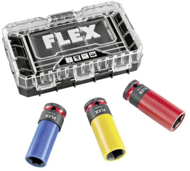 Flex Accessories Smūginių galvučių rinkinys FLEX IPS D17-21 1/2"