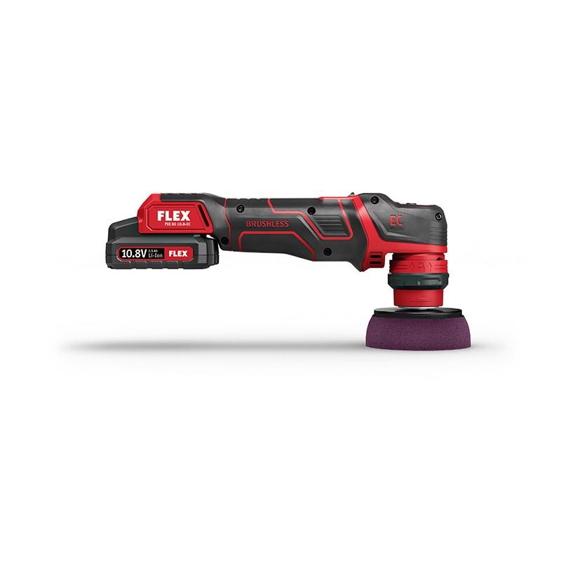 Flex Polishers Ekscentrinis akumuliatorinis poliruoklis FLEX PXE 80 10,8-EC/2,5 Set