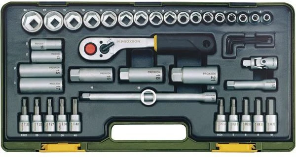 47 dalių galvučių rinkinys 3/8" PROXXON