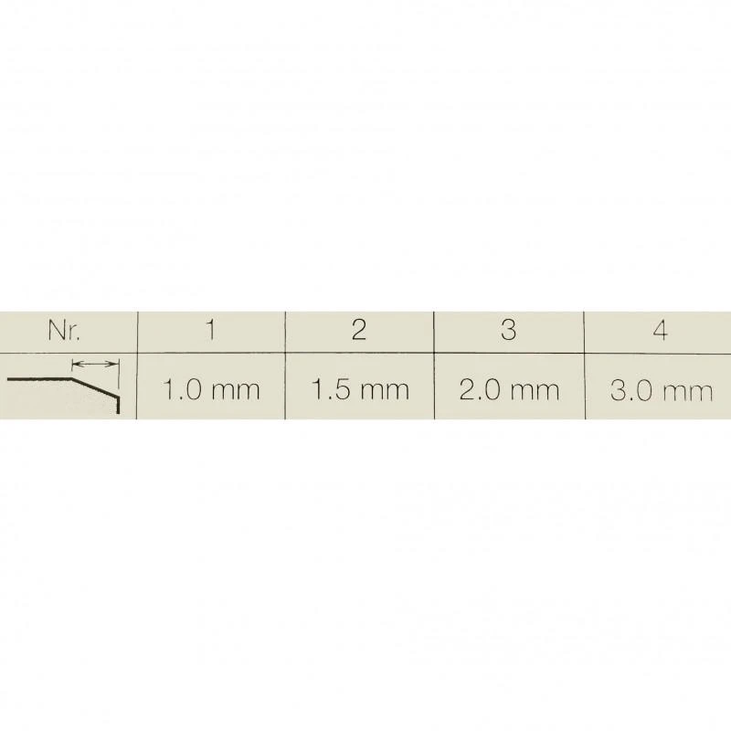 Tajima oblius gipso kartono plokščių briaunų apdirbimui 45°, 180mm