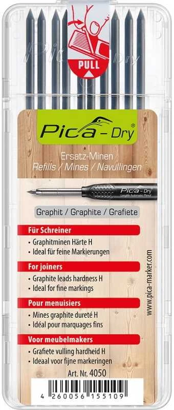 Grafitinės šerdys PICA 4050 2,8mm, 10vnt.