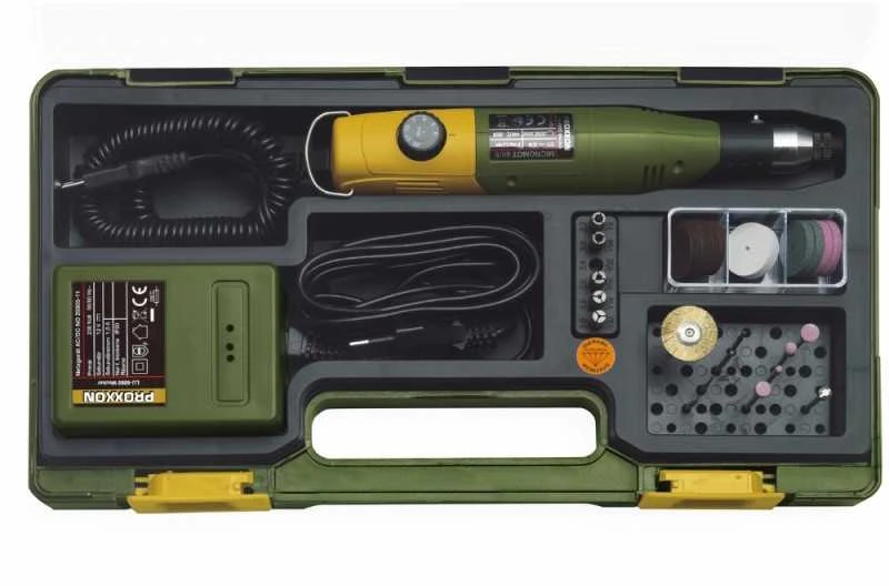Graviravimo rinkinys su PROXXON MICROMOT 60/E 12V