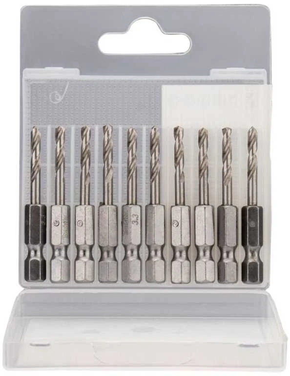 Makita HSS-G grąžtas metalui 3,3x50MM, 1/4". (10Vnt) B-56437