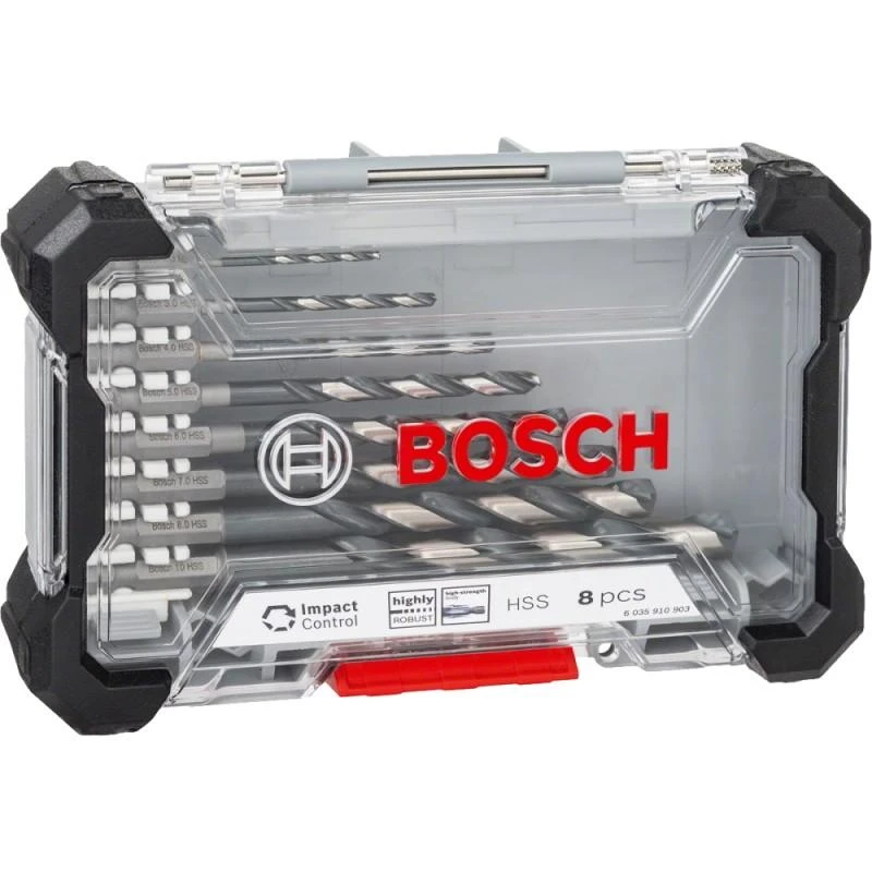 Grąžtas Bosch HSS-G grąžtų rinkinys 1/4 ImpactConHSS2/3/4/5/6/7
