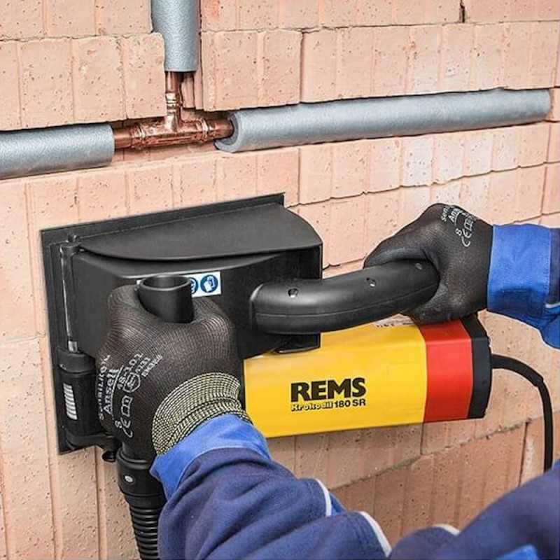Griovelių freza REMS Krokodil 180 SR L-Boxx su priedais