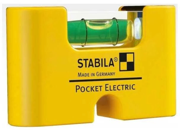 Gulsčiukas su dėklu STABILA 101 POCKET Electric