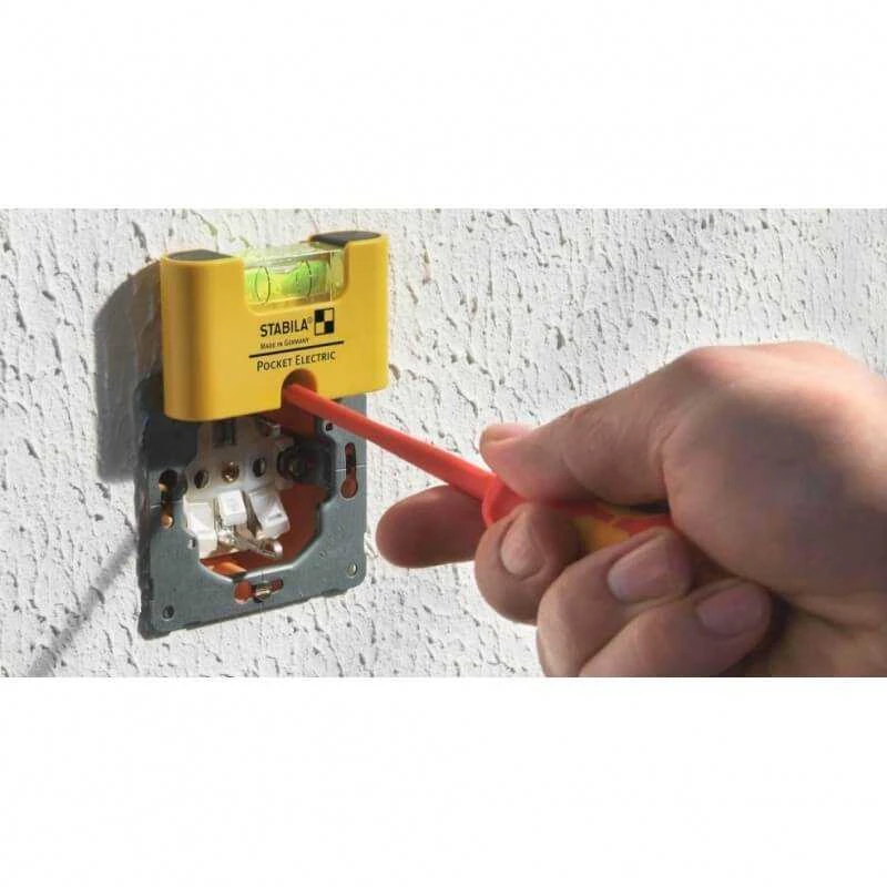 Gulsčiukas su dėklu STABILA 101 POCKET Electric