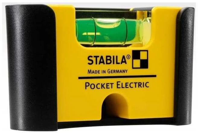 Gulsčiukas su dėklu STABILA 101 POCKET Electric