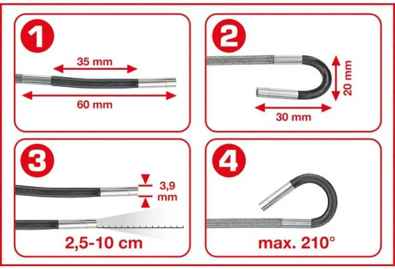 HD videoskopo komplektas KS TOOLS