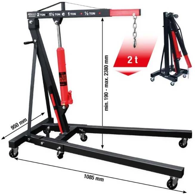 Hidraulinis kranas KS TOOLS 2000kg