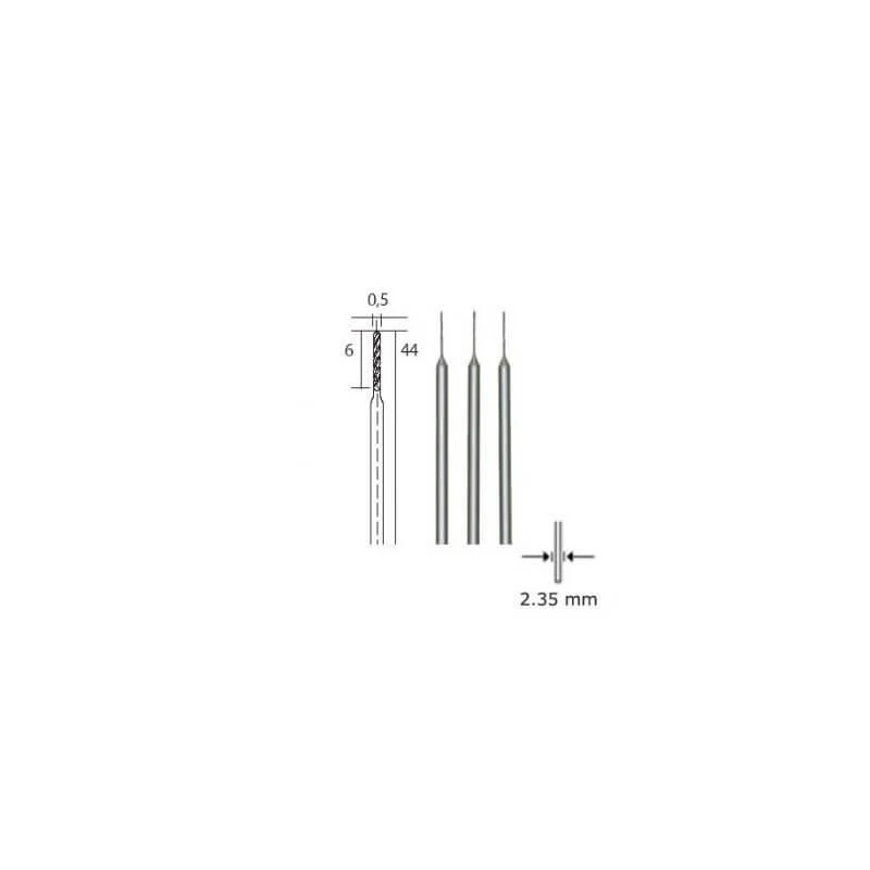 HSS grąžtas 0,5 mm PROXXON