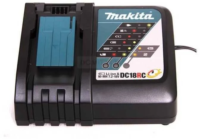 Makita DC18RC kroviklis su indikacijos skydeliu