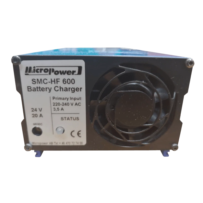 Micropower SMC-HF 600 įkroviklio priekinis skydelis