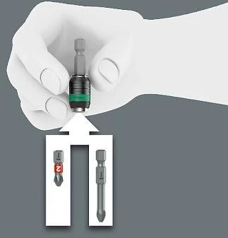Wera Bit holder Rapidaptor + Ringmagnet 887/4 RR