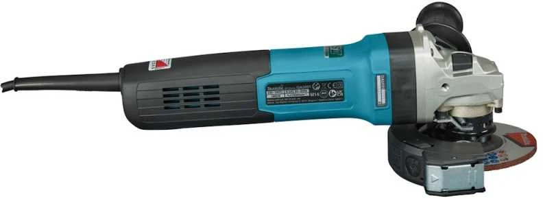 Makita GA5091X01 Kampinis šlifuoklis, 1900 W, 125 mm, SJS², AFT, Mechaninis stabdys, 2800-11500 min-1, antivibracinė šoninė rankena