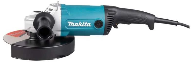Makita GA9090N1 Kampinis šlifuoklis, 2200 W, 230 mm, 5,3kg, antivibracinė šoninė rankena