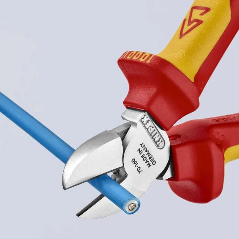 Žnyplės šoninio kirpimo VDE 160mm, Knipex