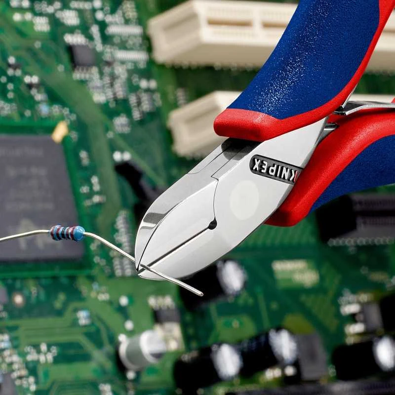 Elektronikos žnyplės 115mm, Knipex